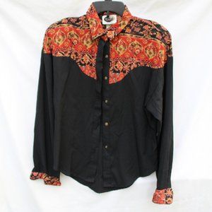 Western Collection Long Sleeve Button Down Sz M